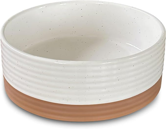 Ceramic Pet Bowl Size Small - Food/Water Dish for Puppy Dogs, Cats, Guinea Pig, Rabbit, Hamster, Snake, ect. 11oz or 2 Cups - Basic Bowls for Your Dog or Cat, Mix and Match for a Set